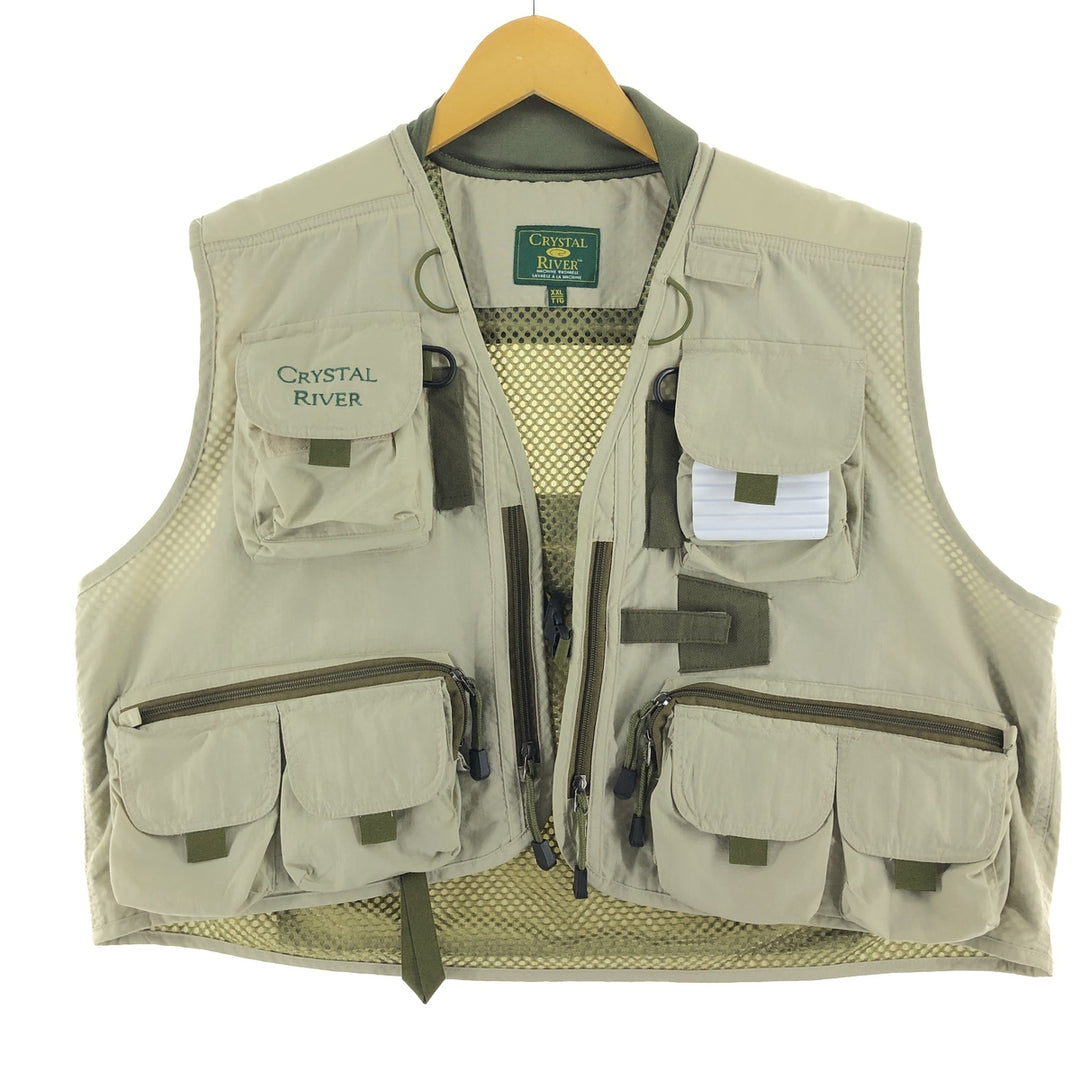 CRYSTAL RIVER Fishing Vest Men's XXL equivalent /eaa500257