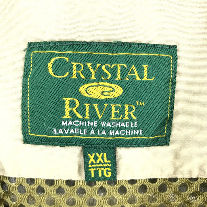 CRYSTAL RIVER Fishing Vest Men's XXL equivalent /eaa500257