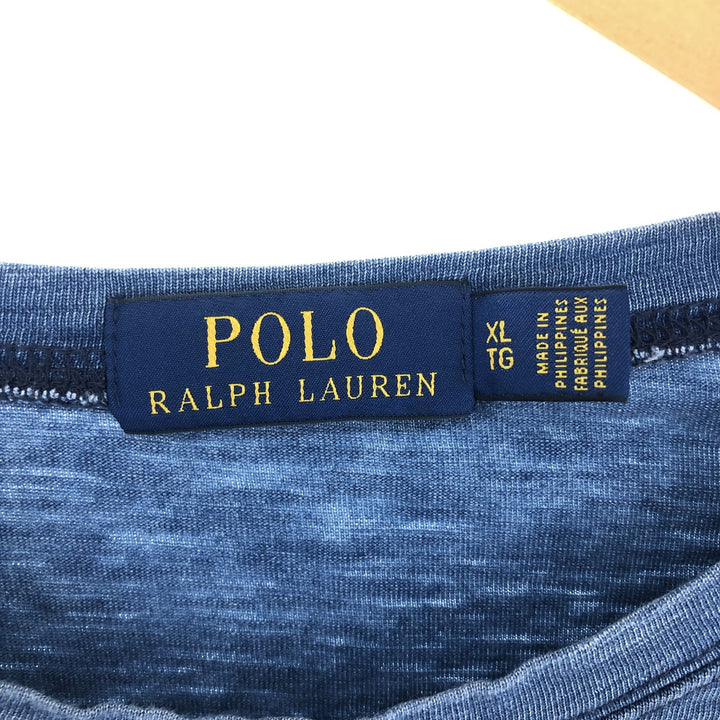 Ralph Lauren POLO RALPH LAUREN Numbering Long T-shirt Long T Men's XL equivalent /eaa500276