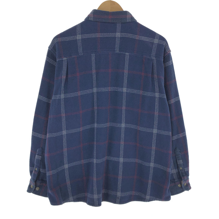 Faded Glory Long Sleeve Heavy Flannel Check Shirt Men's XL /eaa500316