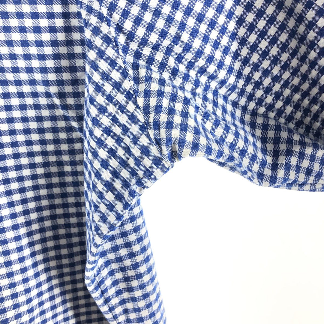 Ralph Lauren Gingham Check Long Sleeve Button-Down Check Shirt Men's XL / eaa500330