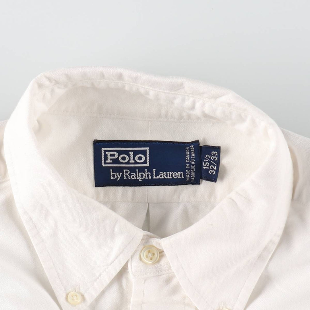 Ralph Lauren POLO by Ralph Lauren long sleeve button down shirt made in Canada men's size M /eaa500420