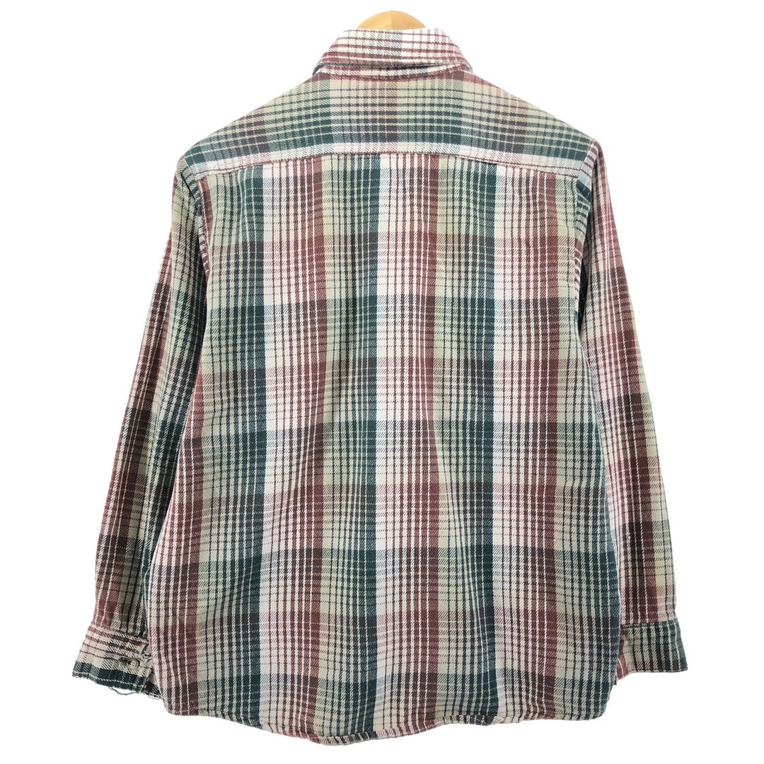 90'S Five Brother Long Sleeve Flannel Check Shirt Men's Medium Vintage /eaa500445