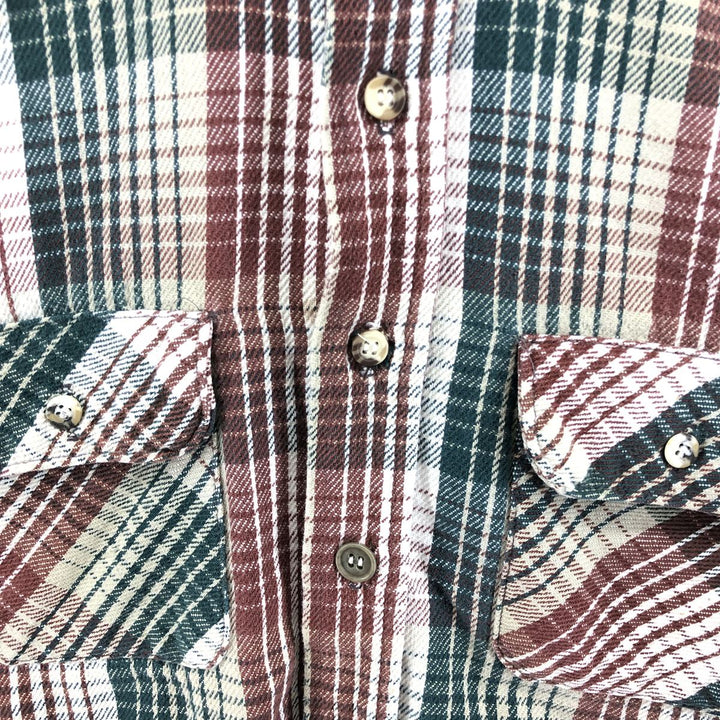 90'S Five Brother Long Sleeve Flannel Check Shirt Men's Medium Vintage /eaa500445