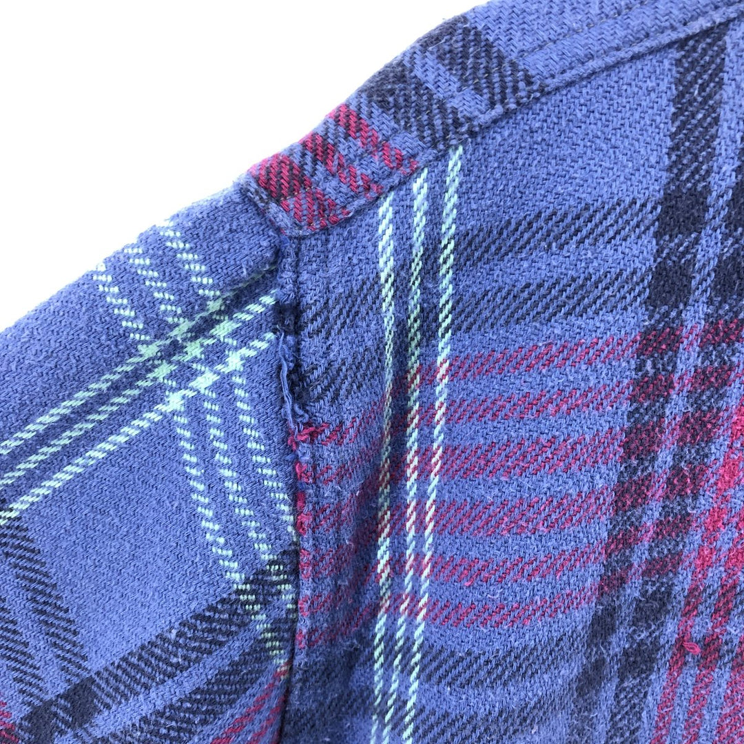 80's BIG MAC Long Sleeve Flannel Check Shirt Men's XL Vintage /eaa500447