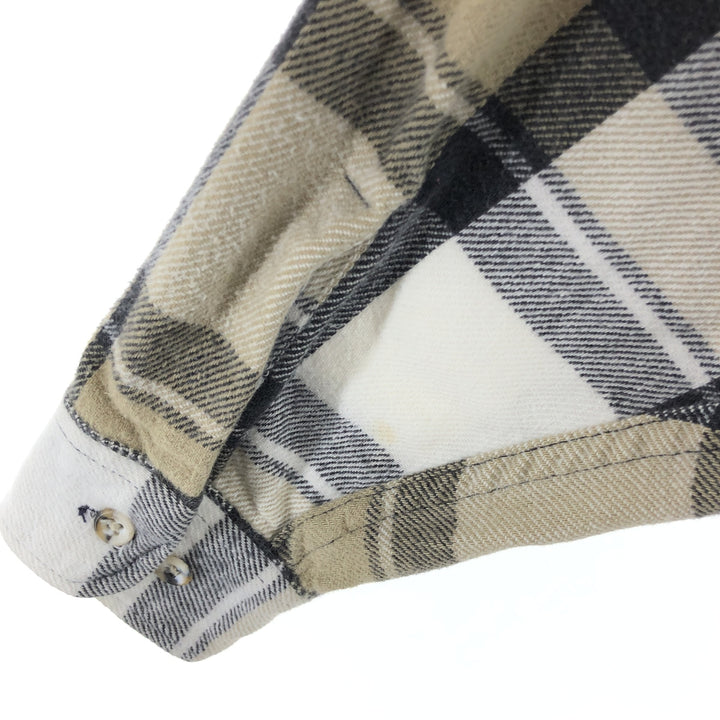 1980'S St. John's Bay Big Mac Flannel long sleeve flannel check shirt made in the USA, size L for men / eaa500450