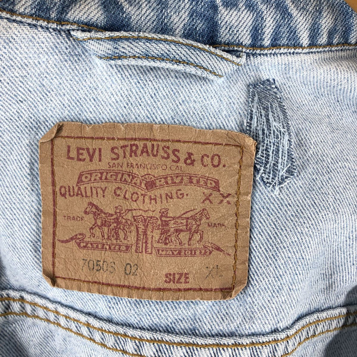 90'S Levi's 70503 02 Euro Model Denim Jacket G-Jean Men's XL Vintage /eaa500467