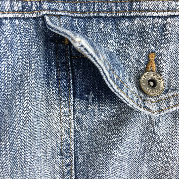 90'S Ralph Lauren CHAPS denim jacket, denim jacket, men's size L / eaa500472