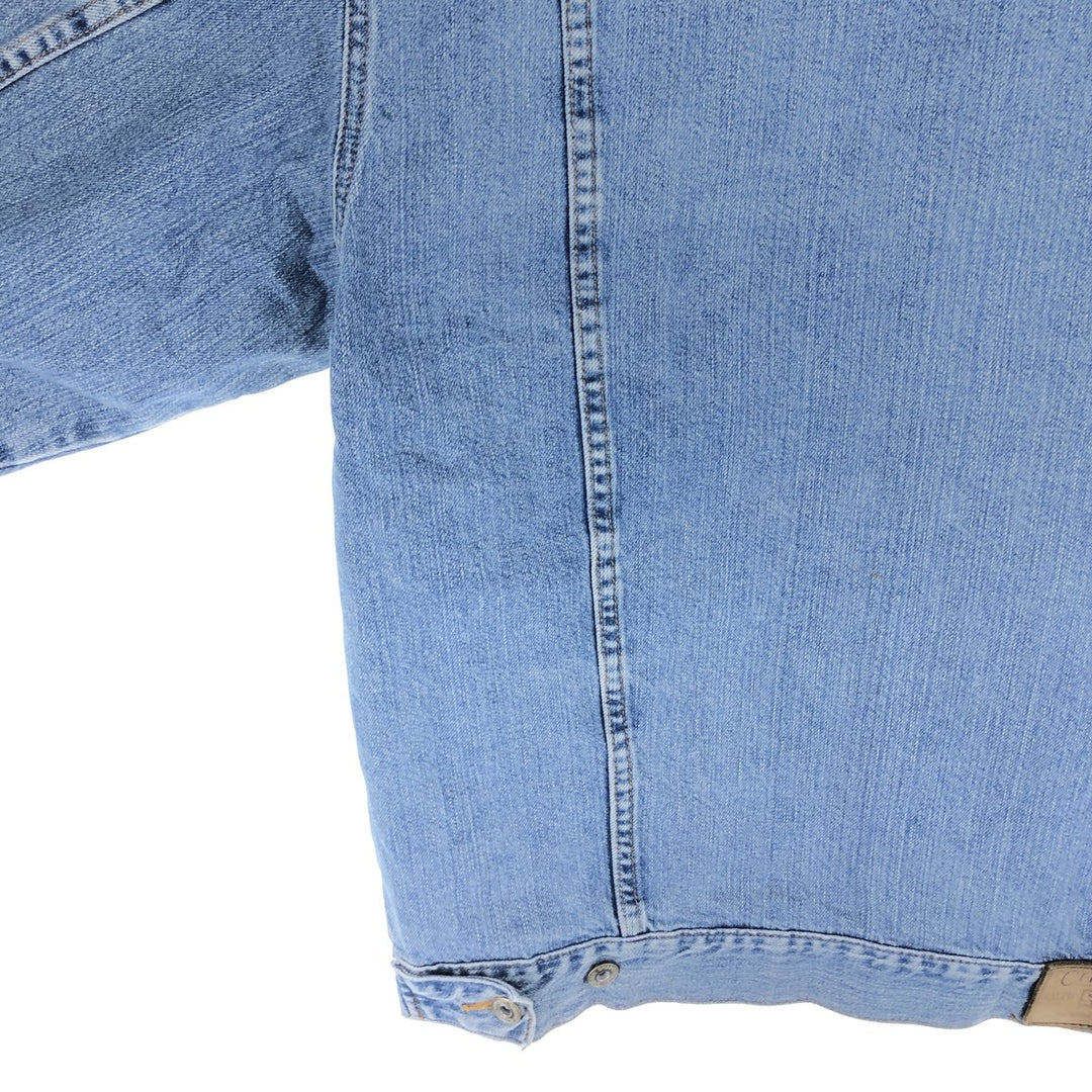 90'S Ralph Lauren CHAPS denim jacket, denim jacket, men's size L / eaa500472