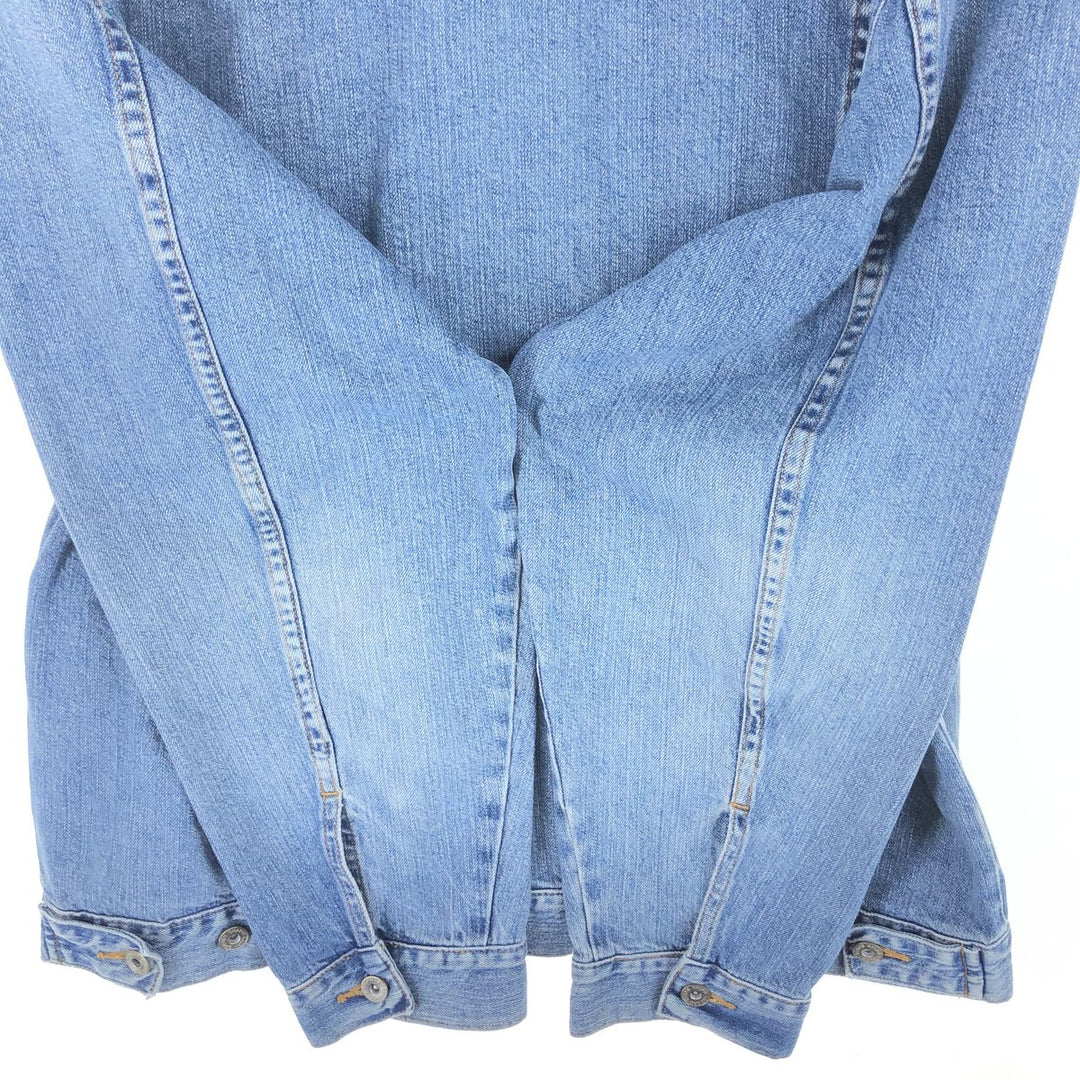 90'S Ralph Lauren CHAPS denim jacket, denim jacket, men's size L / eaa500472