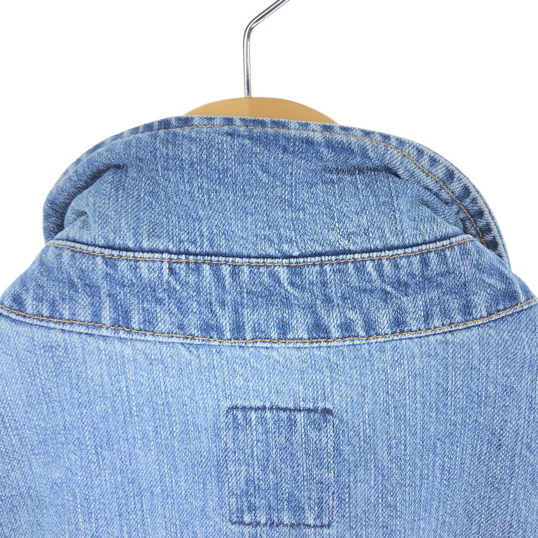 90'S Ralph Lauren CHAPS denim jacket, denim jacket, men's size L / eaa500472