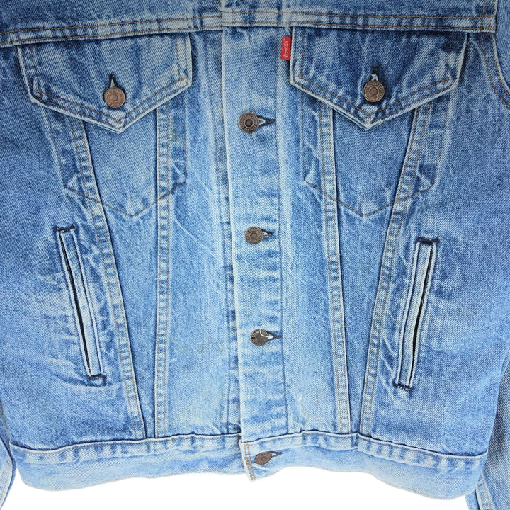 80'S Levi's denim jacket, denim jacket, made in USA, men's size M, vintage / eaa500483