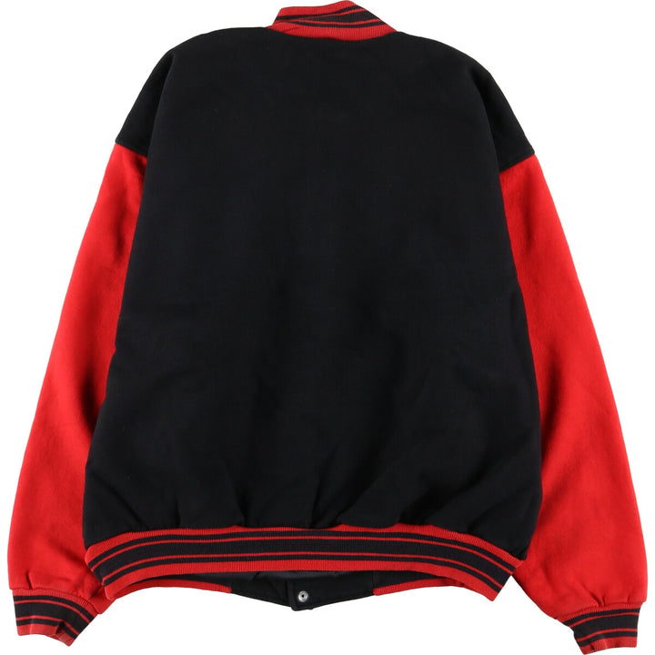 Fruit of the Loom Sweat Blouson Men's XXL cotton black type Vintage Second Hand