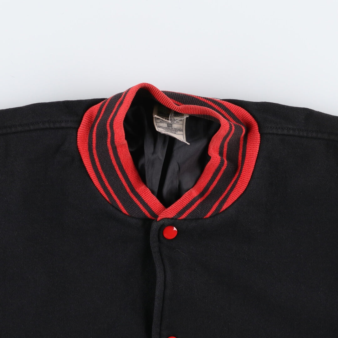 Fruit of the Loom Sweat Blouson Men's XXL cotton black type Vintage Second Hand