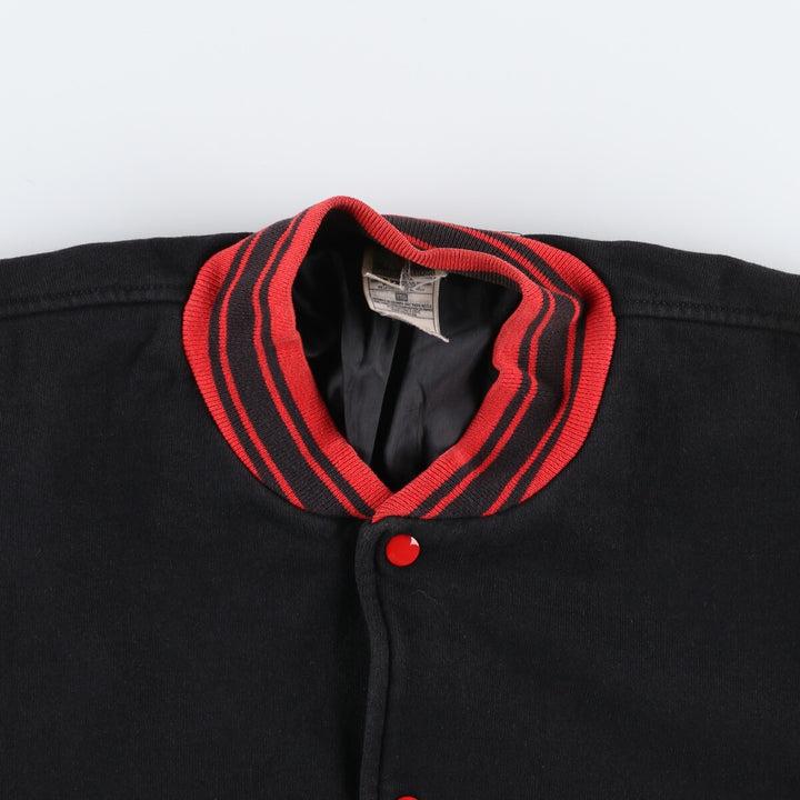 Fruit of the Loom Sweat Blouson Men's XXL cotton black type Vintage Second Hand