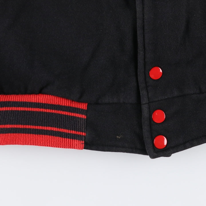 Fruit of the Loom Sweat Blouson Men's XXL cotton black type Vintage Second Hand