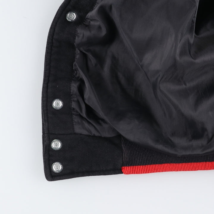 Fruit of the Loom Sweat Blouson Men's XXL cotton black type Vintage Second Hand