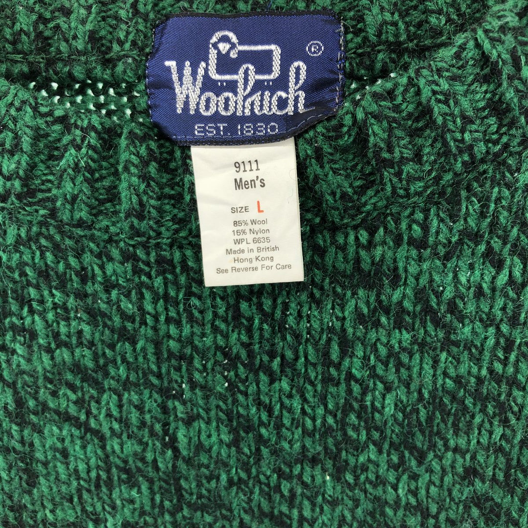 90'S WOOLRICH Wool knit sweater Made in England Men's size L Vintage /eaa500563