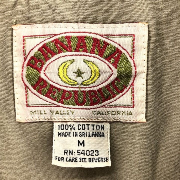 80'S Banana Republic Safari Vest with Old Tag, Men's M Size, Vintage /eaa500661