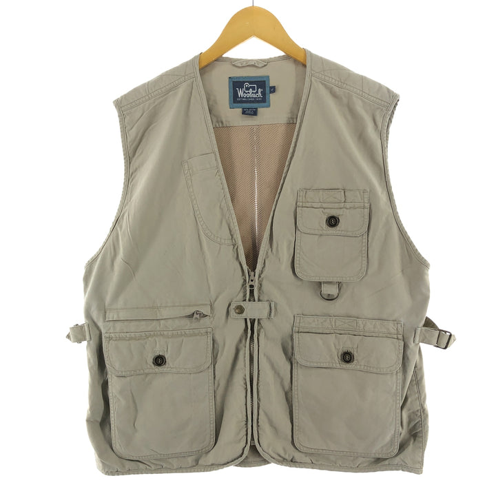 90s~ WOOLRICH Safari Vest Men's Size L Vintage /eaa500665