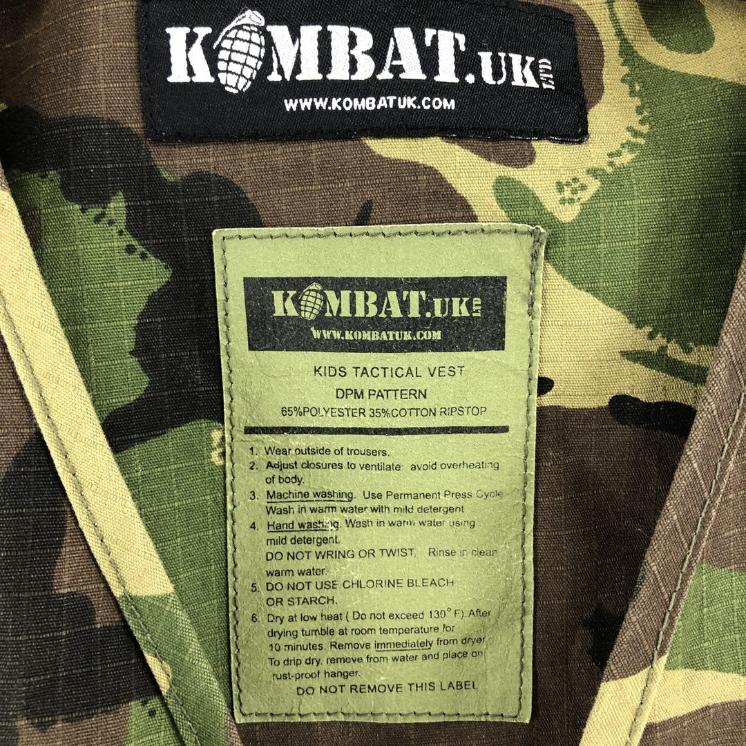 Civilian KOMBATUK Camouflage Pattern Woodland Camo Ripstop Tactical Vest Men's M equivalent /eaa500672