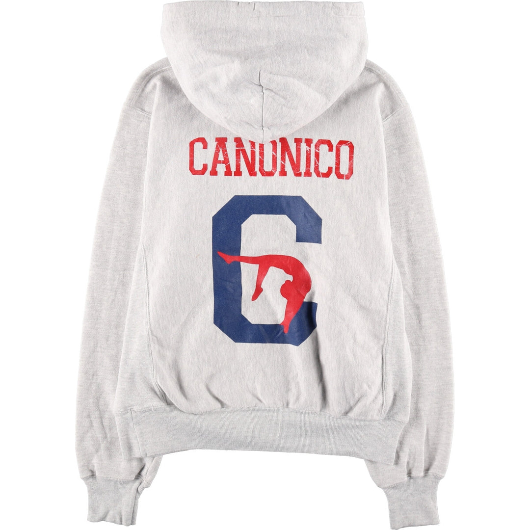 Champion Premium Reverse Weave Back Print Advertising Sweat Pullover Hoodie Men's S / eaa500693