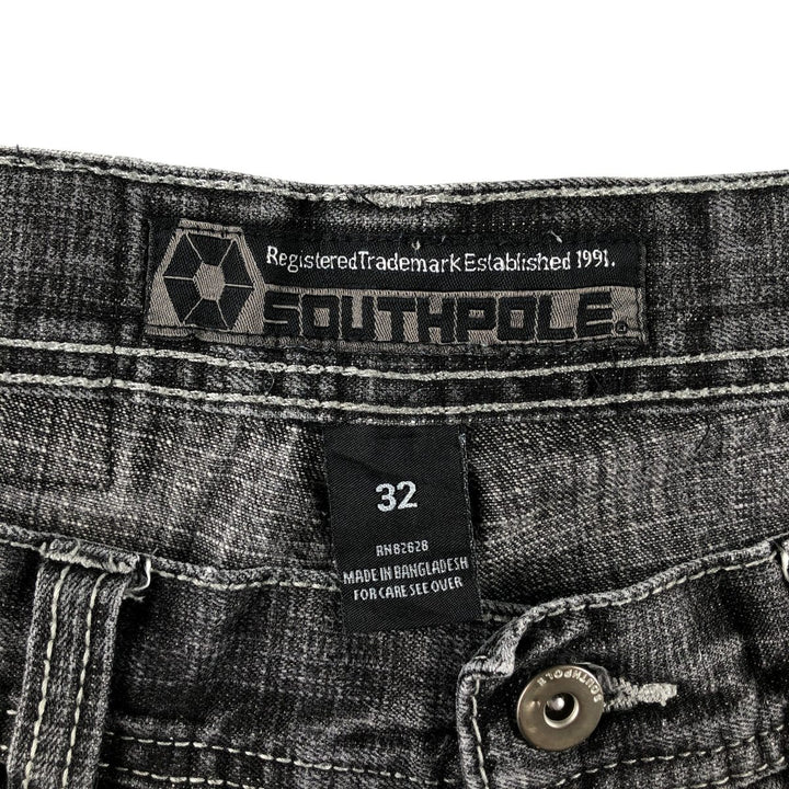 90s~00'S South Pole Black Denim Straight Denim Pants Men's W33 Vintage /eaa500718