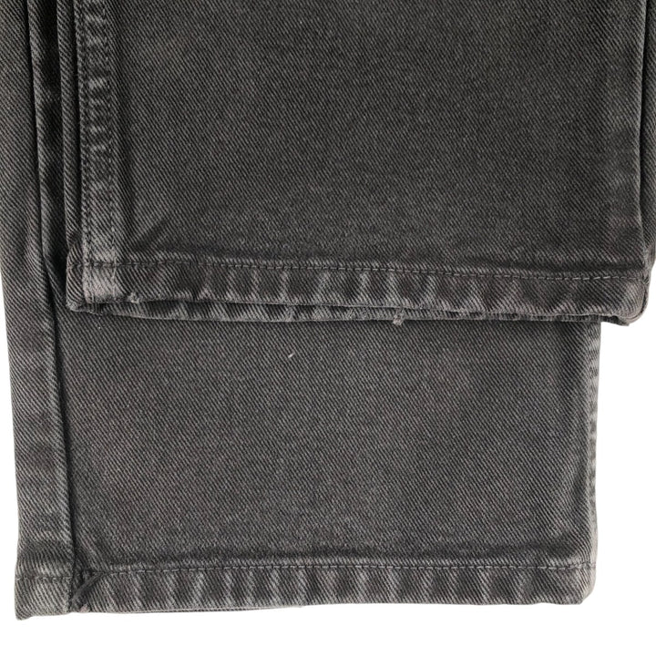 90s-00'S Calvin Klein JEANS Black Denim Tapered Denim Pants Men's W34 Vintage / eaa500720