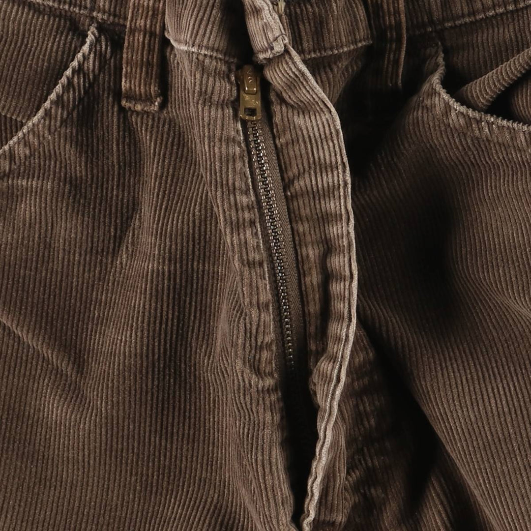 70'S Levi's 646-1529 Bell Bottom Corduroy Pants Women's Size L (w28) Vintage unknown brown type Vintage Second Hand