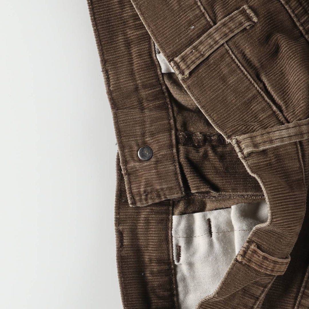 70'S Levi's 646-1529 Bell Bottom Corduroy Pants Women's Size L (w28) Vintage unknown brown type Vintage Second Hand
