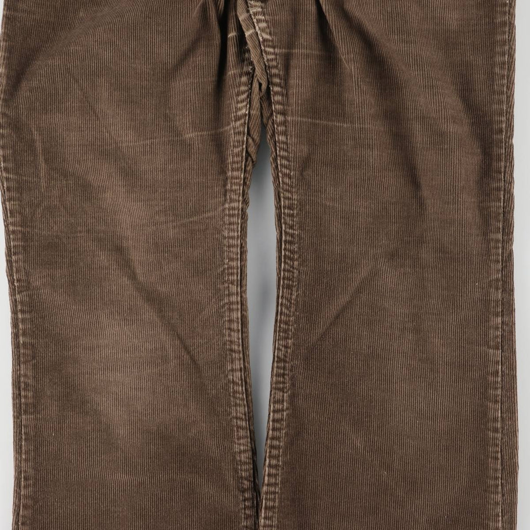 70'S Levi's 646-1529 Bell Bottom Corduroy Pants Women's Size L (w28) Vintage unknown brown type Vintage Second Hand