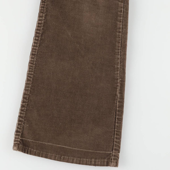70'S Levi's 646-1529 Bell Bottom Corduroy Pants Women's Size L (w28) Vintage unknown brown type Vintage Second Hand
