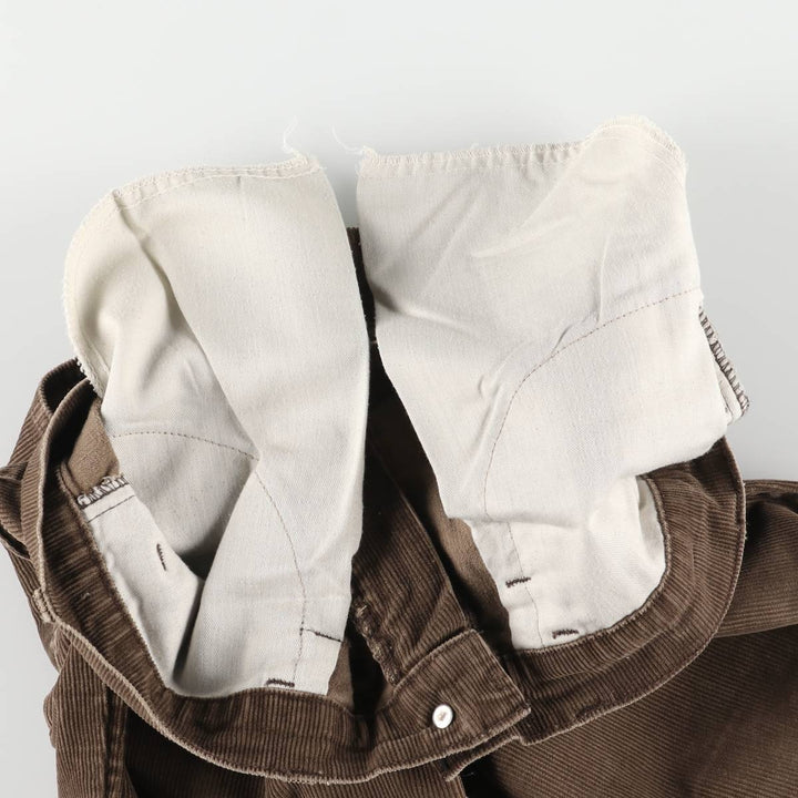 70'S Levi's 646-1529 Bell Bottom Corduroy Pants Women's Size L (w28) Vintage unknown brown type Vintage Second Hand