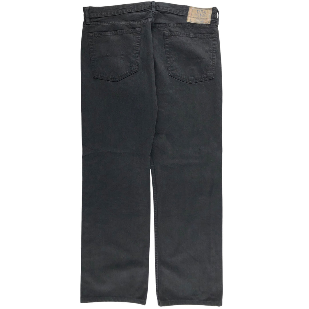 Ralph Lauren POLO RALPH LAUREN Black denim straight denim pants for men, W38 equivalent / eaa500729