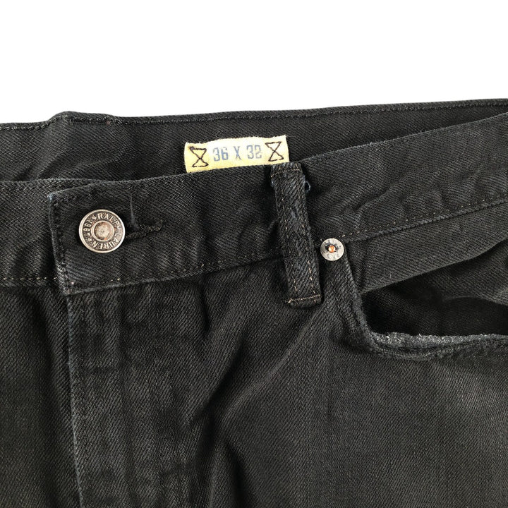 Ralph Lauren POLO RALPH LAUREN Black denim straight denim pants for men, W38 equivalent / eaa500729