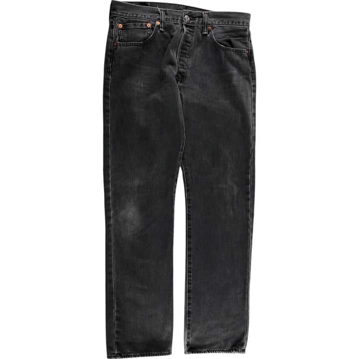 Levi's Black Denim Straight Denim Pants Men's W32 equivalent / eaa500761