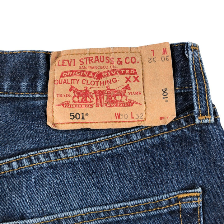 00'S Levi's Levi's 501 Euro model straight denim pants for men, equivalent to W29 / eaa500767