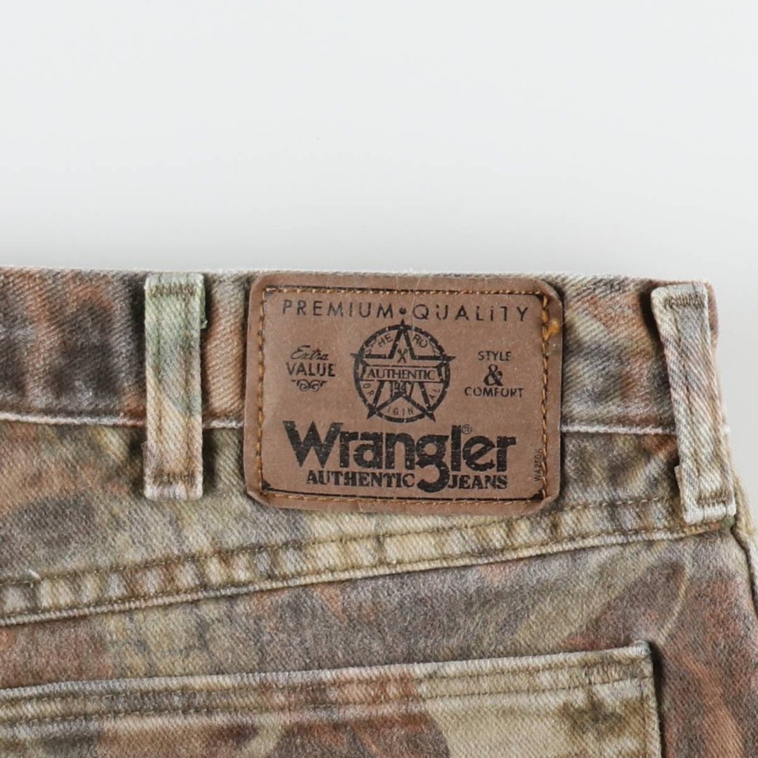 Wrangler Camouflage Pattern Real Tree Camo Double Knee Men's W35 equivalent / eaa500782