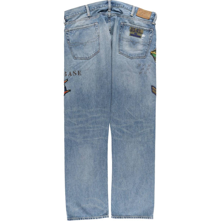 Big size Ralph Lauren POLO RALPH LAUREN patch custom straight denim pants men's w41 equivalent / eaa500783