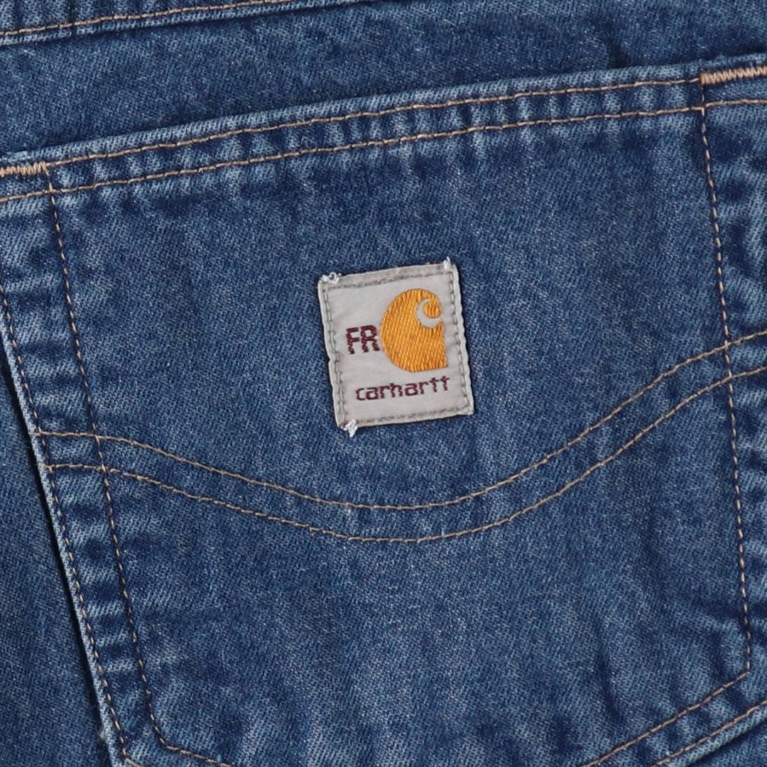 Carhartt FR Series Straight Denim Pants Made in USA Men's W34 equivalent / eaa500784