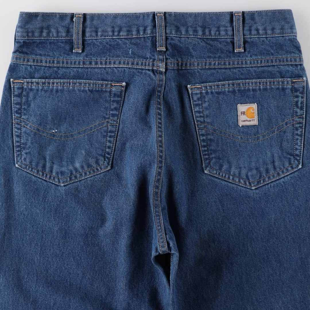 Carhartt FR Series Straight Denim Pants Made in USA Men's W34 equivalent / eaa500784