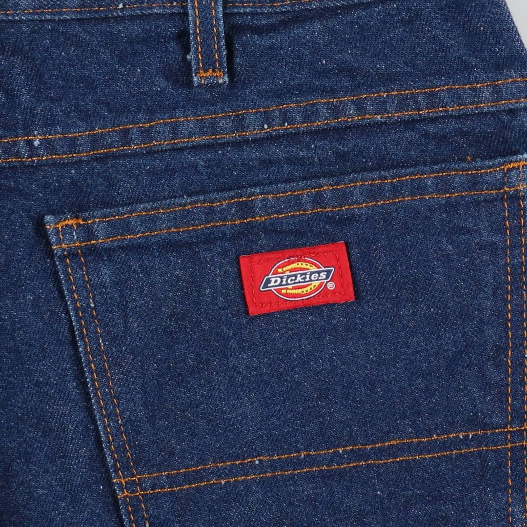 Dark navy Dickies straight denim pants for men, equivalent to W35 / eaa500790