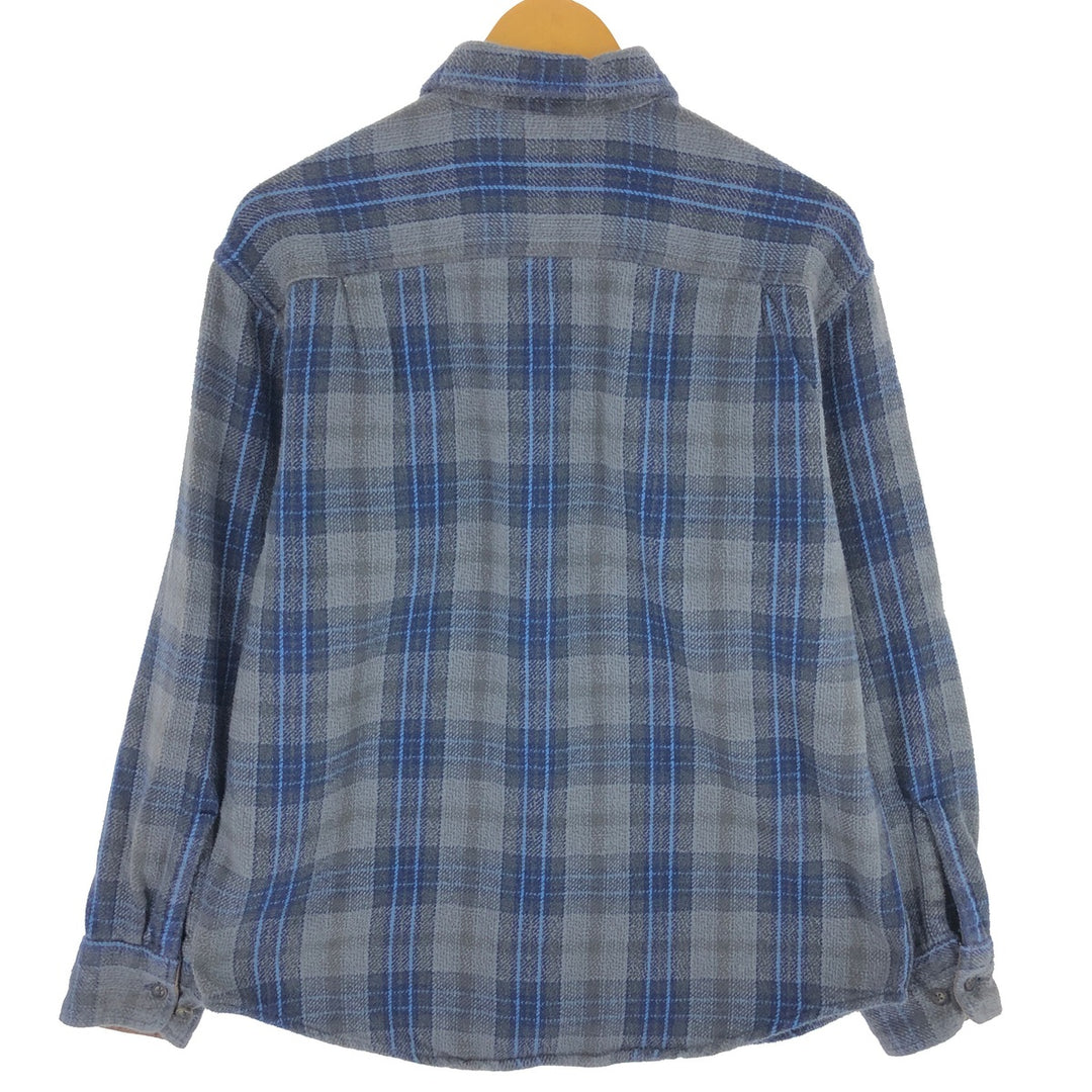 90s~00'S St. John's Bay Long Sleeve Heavy Flannel Check Shirt Men's Medium Vintage /eaa500841