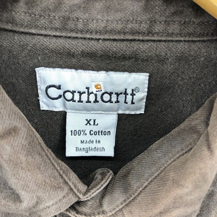 Carhartt Long Sleeve Chamois Cloth Shirt Men's XL / eaa500862