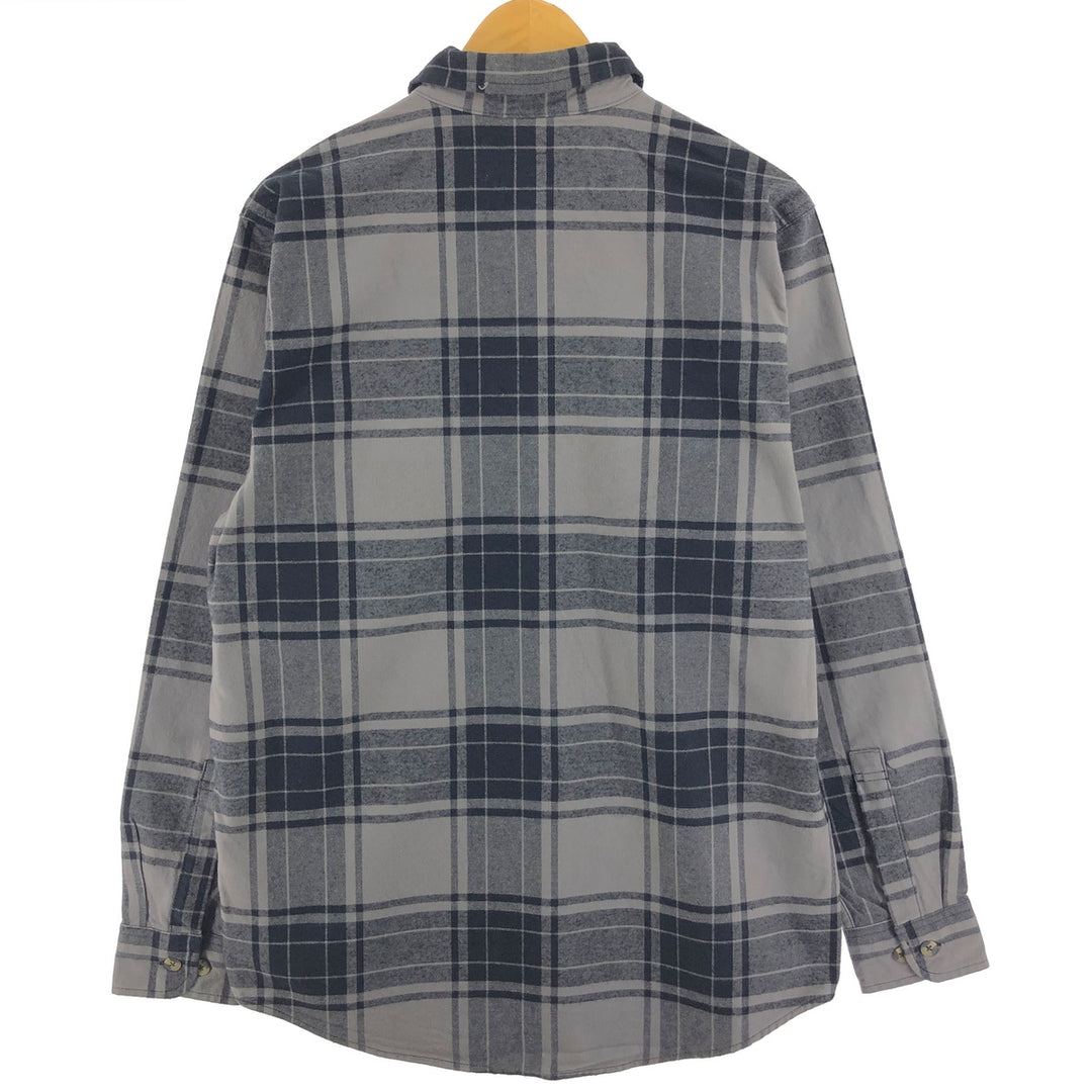 Timberland PRO SERIES ORIGINAL FIT Long Sleeve Flannel Check Shirt Men's M / eaa500866