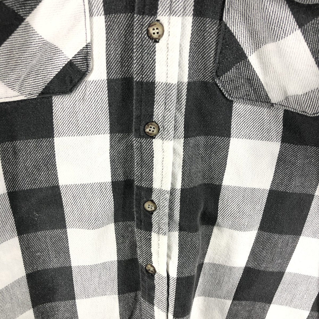 Duxbak Buffalo Check Long Sleeve Heavy Flannel Check Shirt Men's L / eaa500899