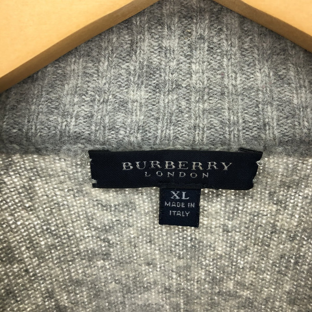 Burberry's LONDON Driver's Knit Sweater Made in Italy Men's XL size /eaa500929