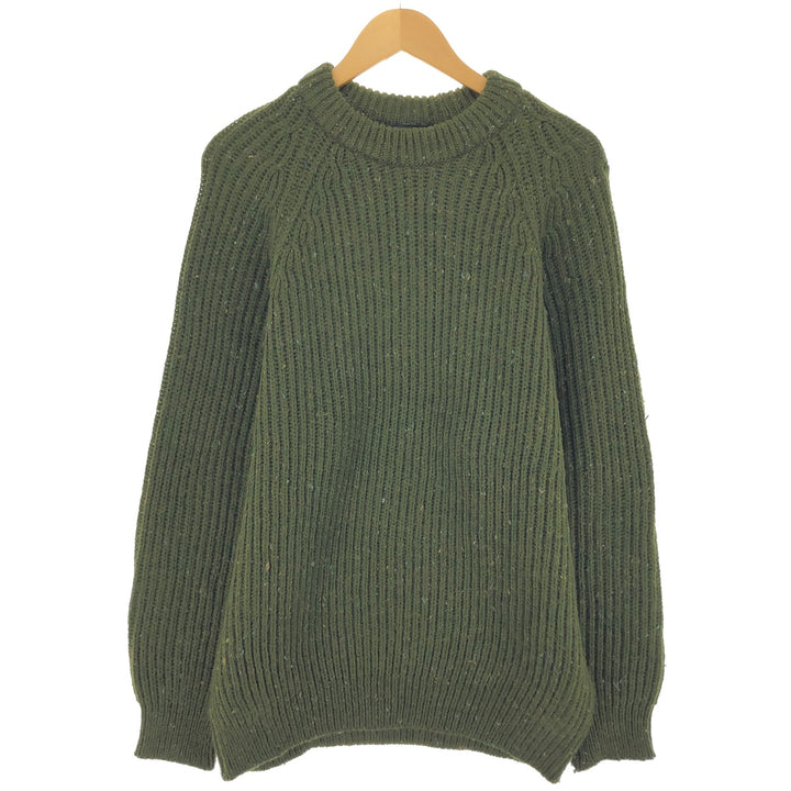 NIFFI Color Nep Wool Knit Sweater Made in the UK Men's L size /eaa500933