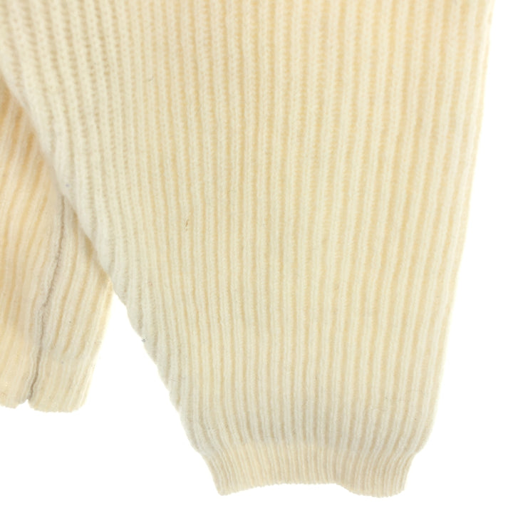 Eddie Bauer Ribbed No-collar Wool Knit Sweater Men's M Size / eaa500939