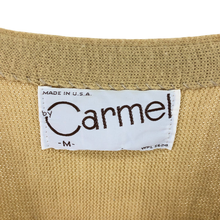 Carmel knit cardigan, made in the USA, men's size M, vintage / eaa500953